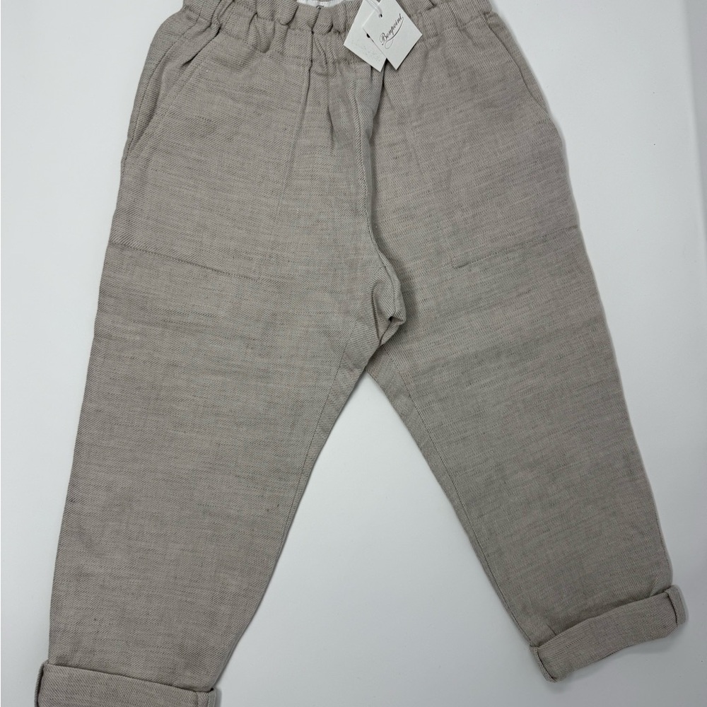 Children’s Linen Bonpoint Pants NWT Size 4 Unisex Lightweight